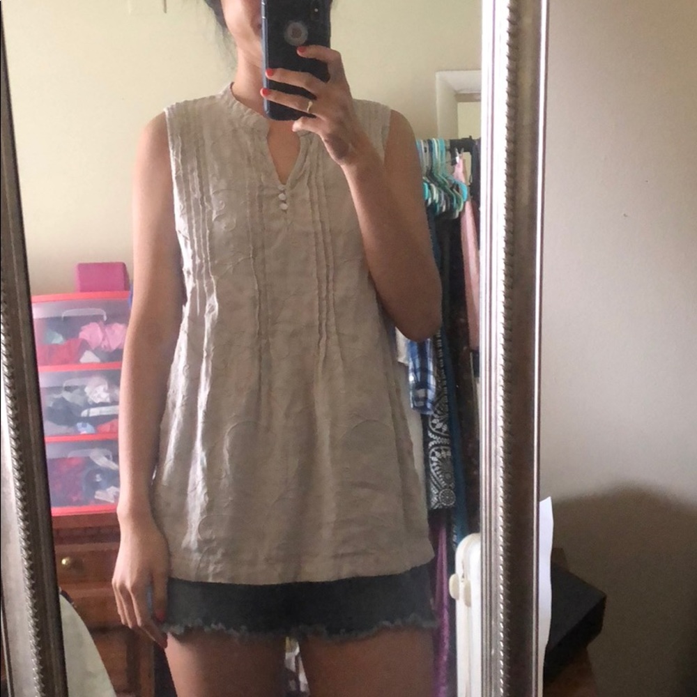 St. Tropez 100% linen shirt